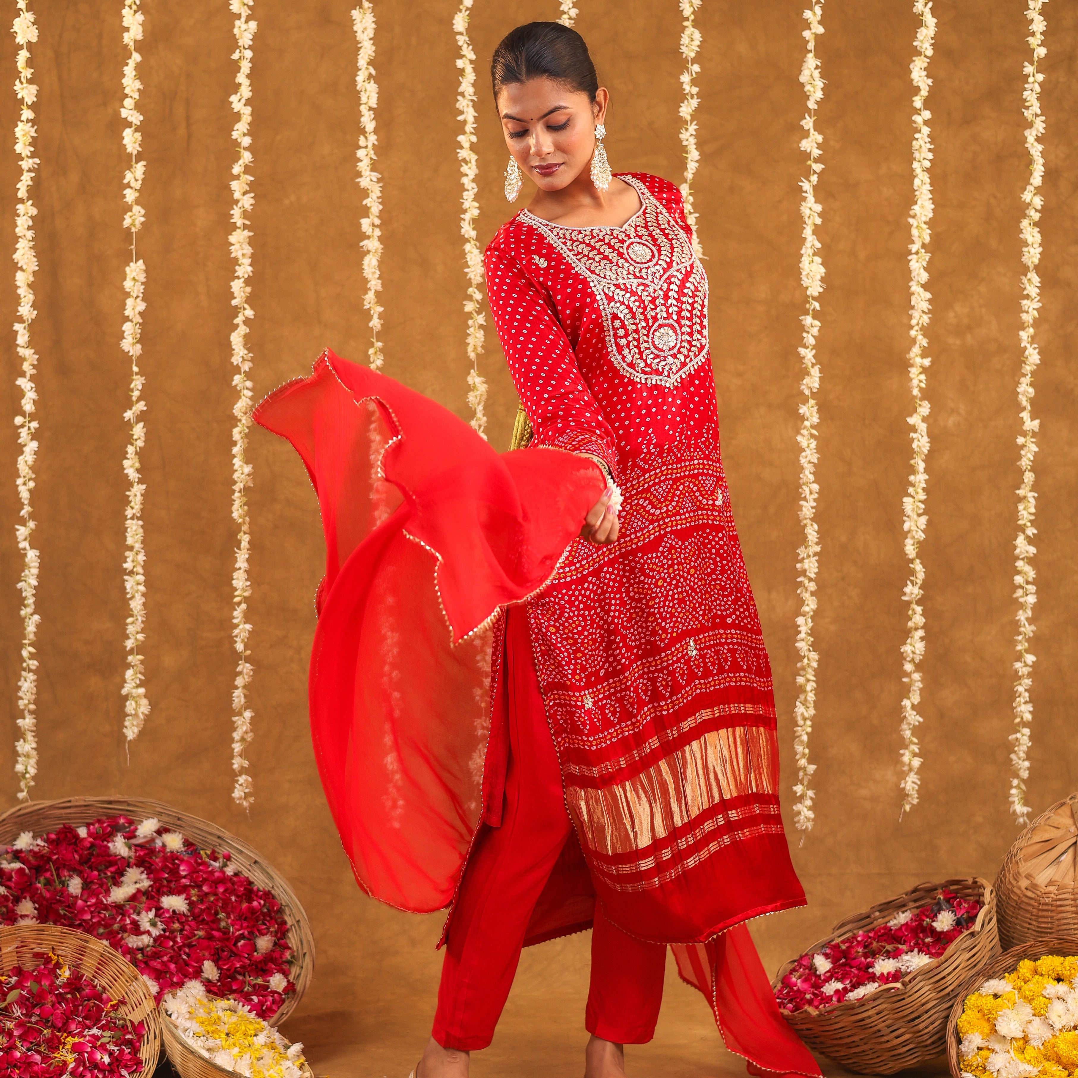Regal Allure – Gaji Silk Handcrafted Suit Set