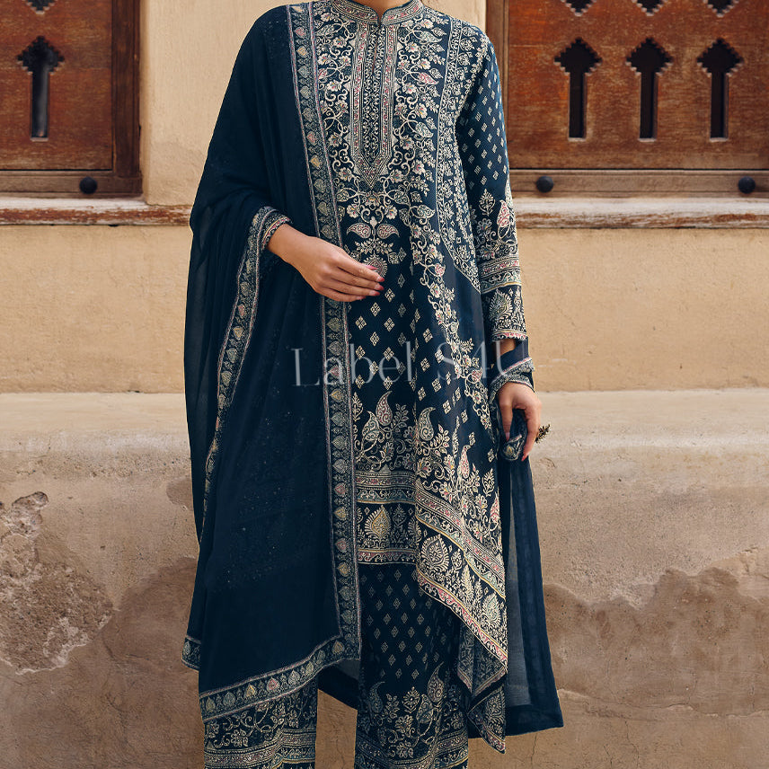 Zahra Zeenat-Palazzo Set