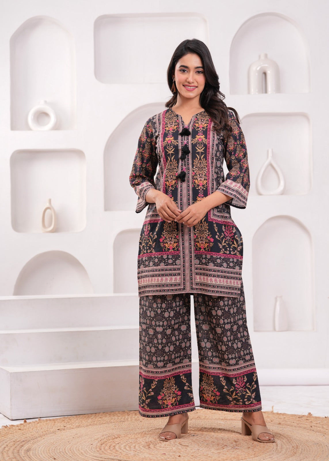 Elegant Muslin Co-ord Sets – Lightweight Comfort & Effortless Style Multi
