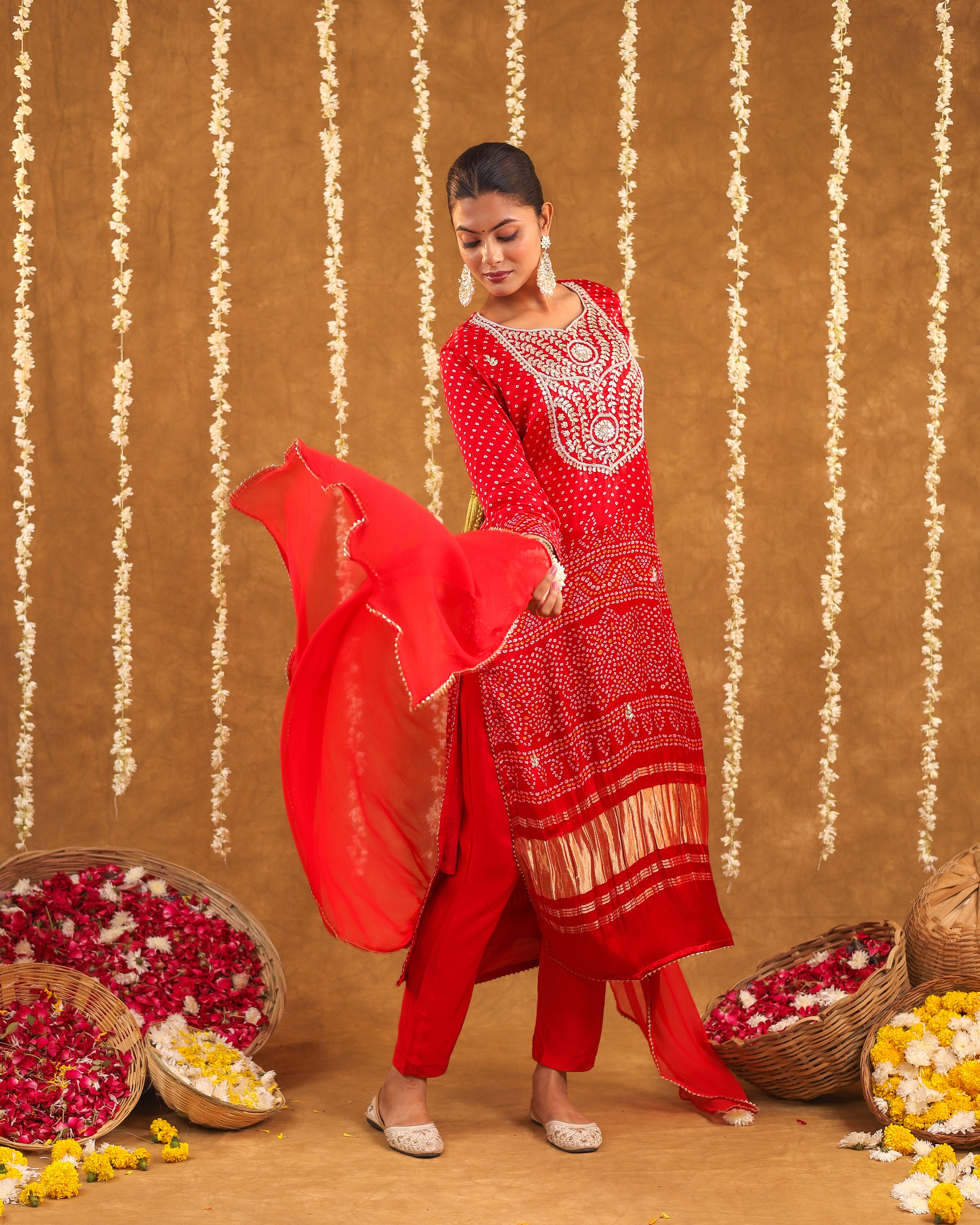 Regal Allure – Gaji Silk Handcrafted Suit Set