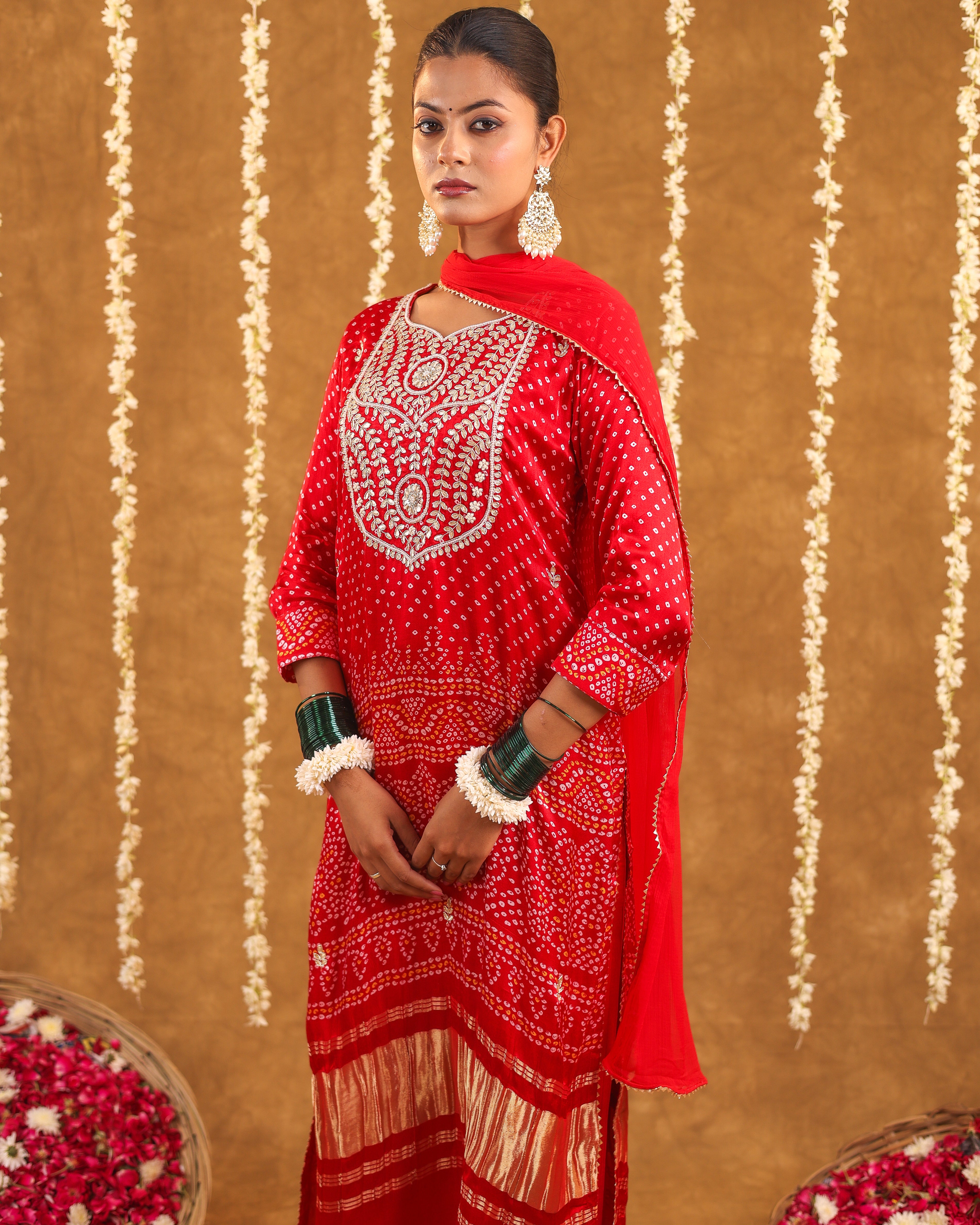 Regal Allure – Gaji Silk Handcrafted Suit Set