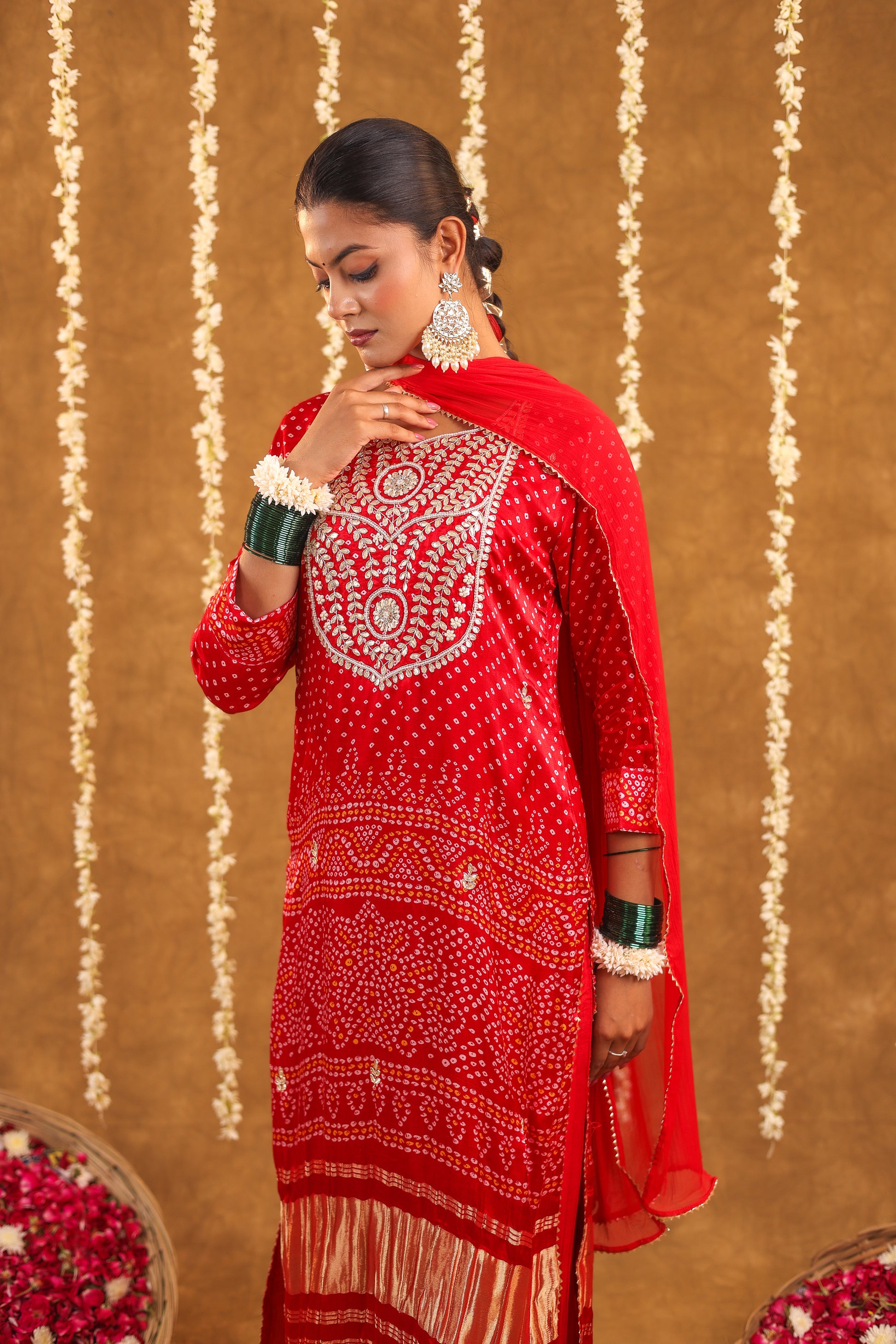 Regal Allure – Gaji Silk Handcrafted Suit Set
