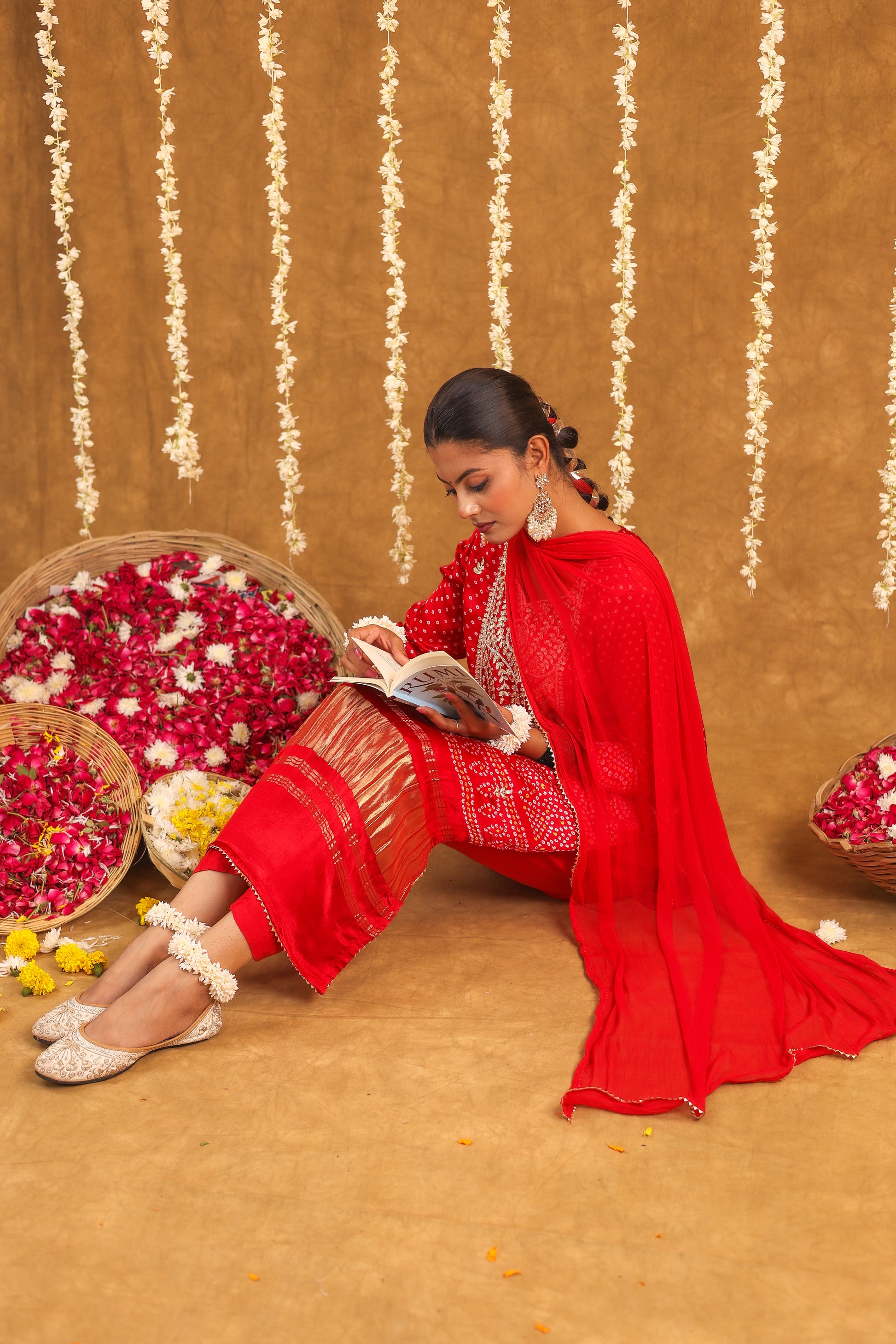 Regal Allure – Gaji Silk Handcrafted Suit Set