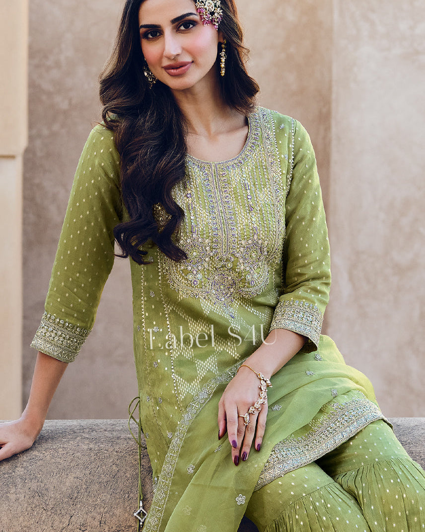 Shahzarin-Sharara Set
