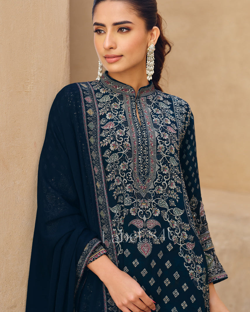 Zahra Zeenat-Palazzo Set