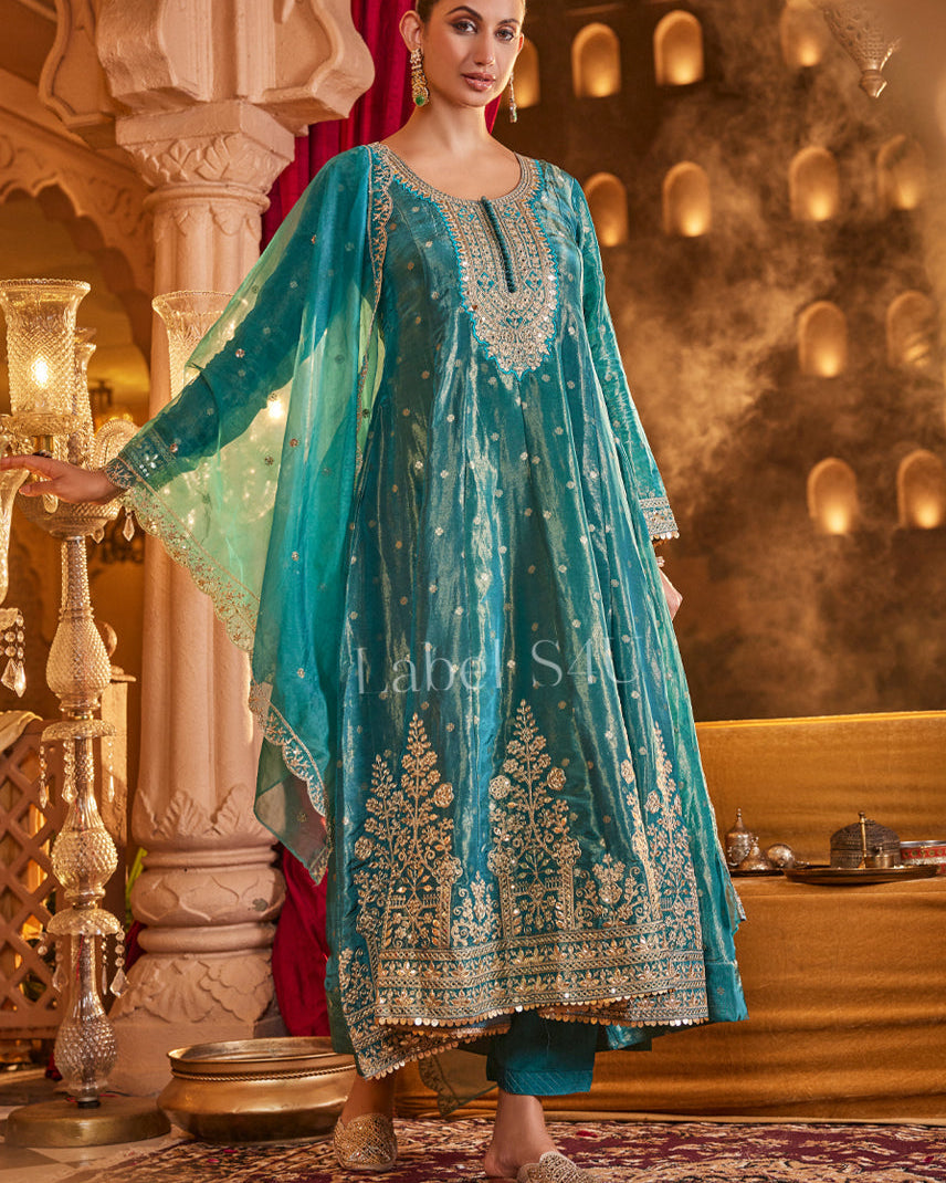 Majestic Peacock-Anarkali