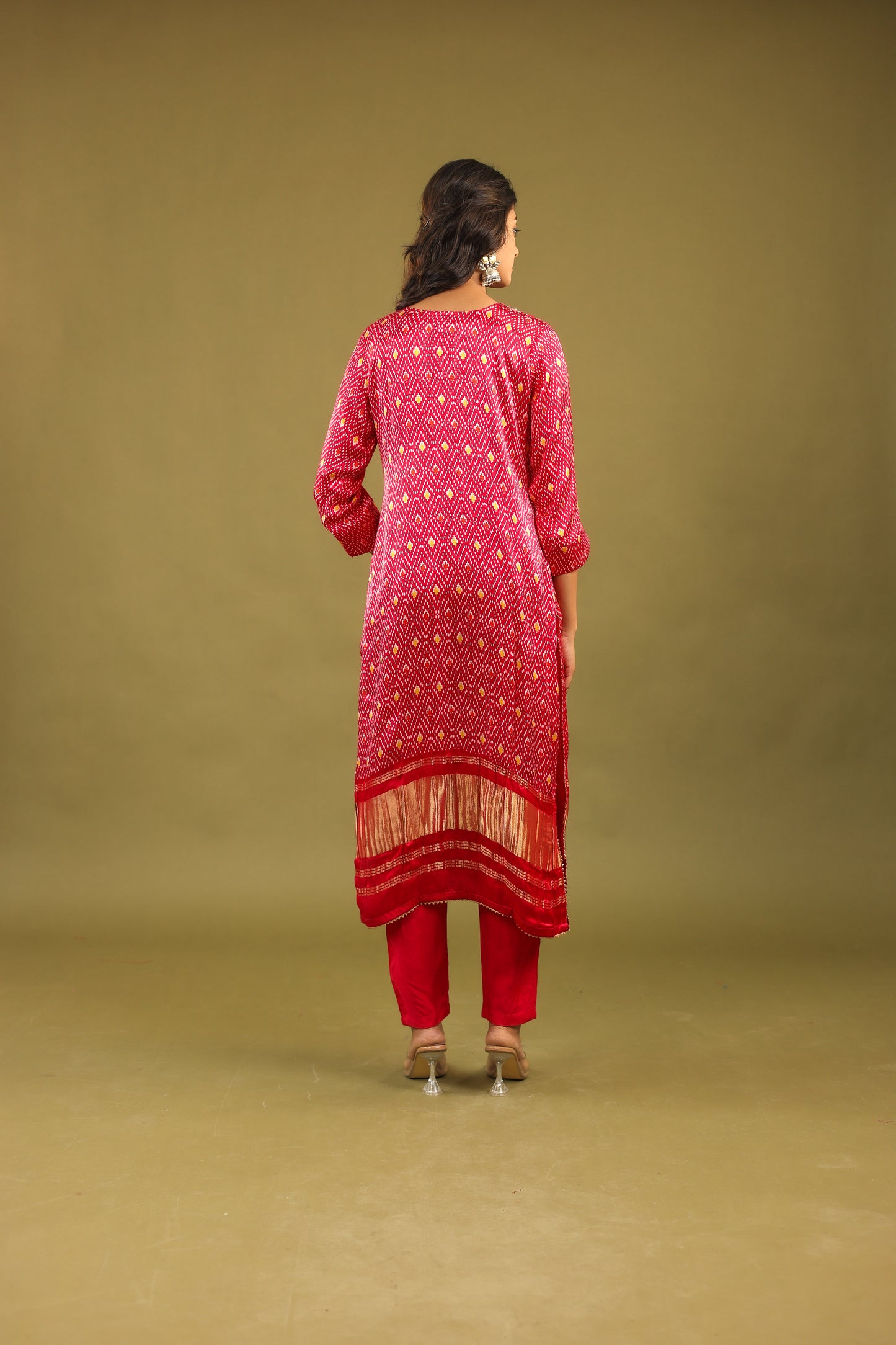 Regal Allure – Gaji Silk Handcrafted Suit Set