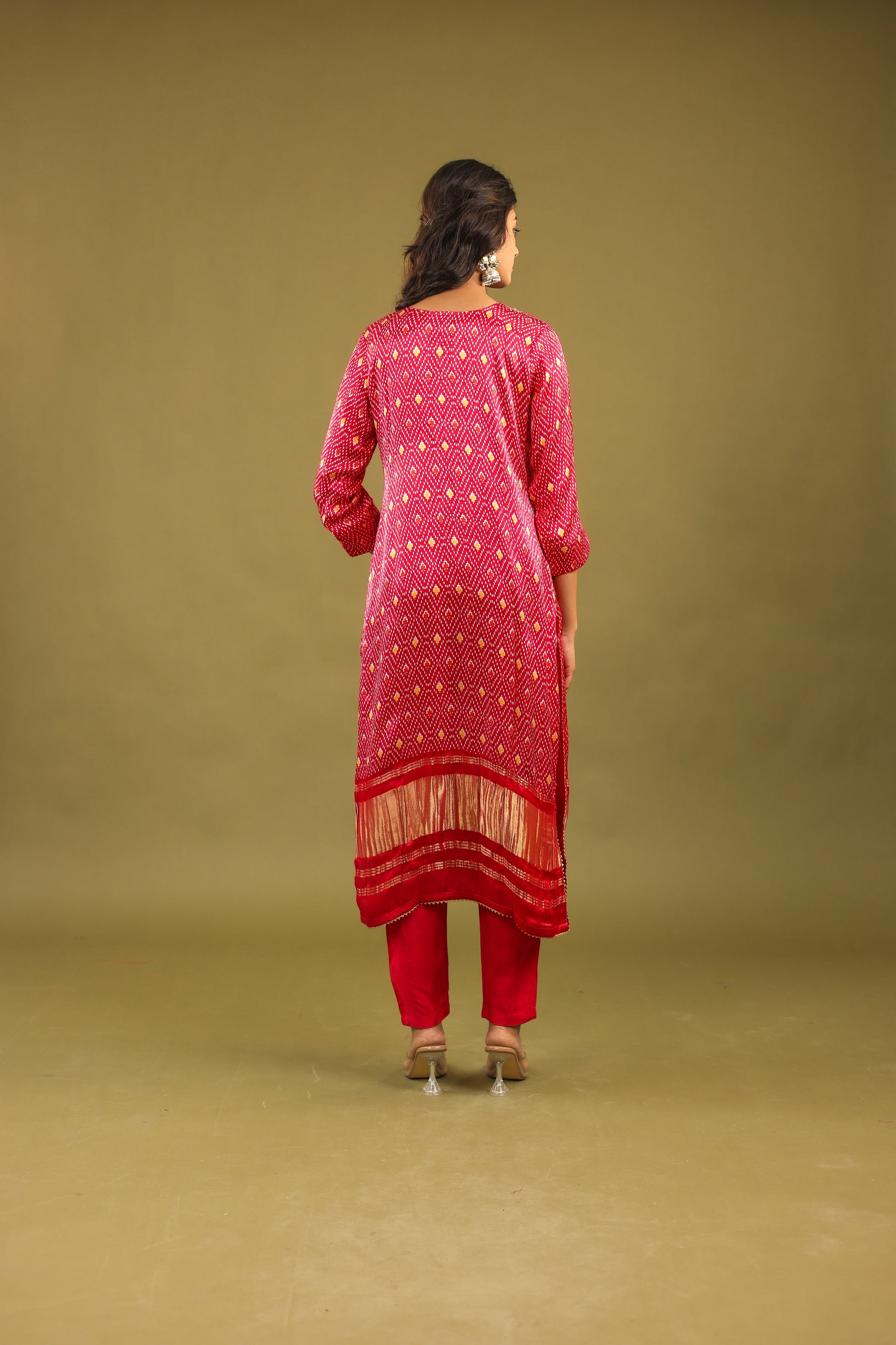 Regal Allure – Gaji Silk Handcrafted Suit Set