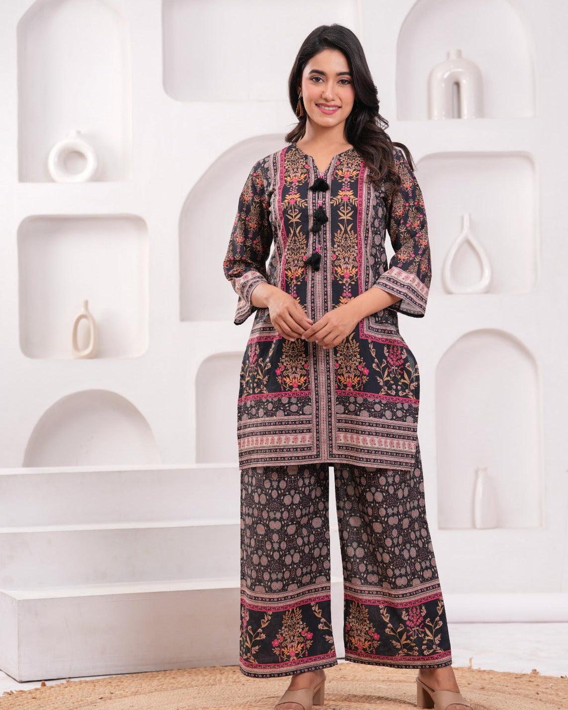 Elegant Muslin Co-ord Sets – Lightweight Comfort & Effortless Style Multi